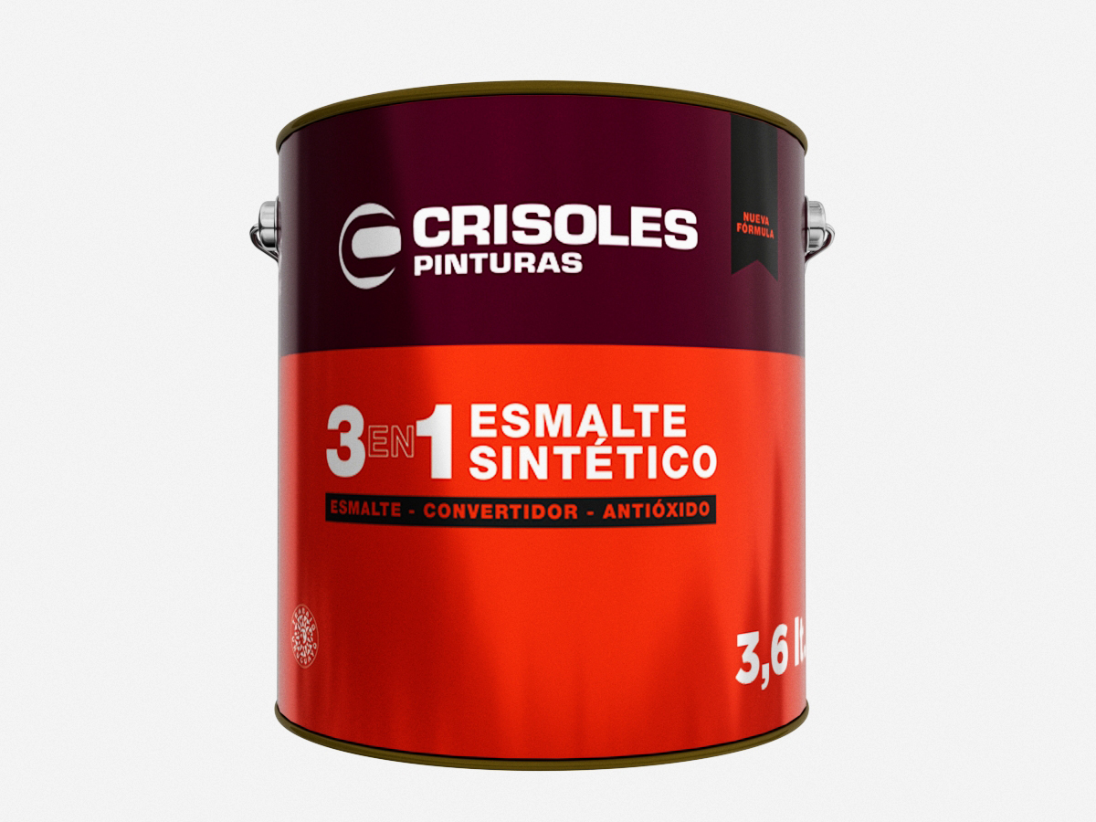 ESMALTE BLANCO MATE 3.6 L