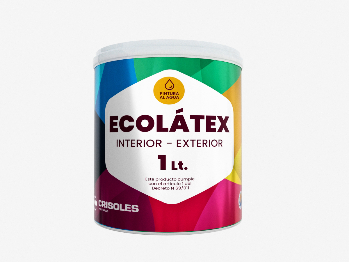 ECOLATEX VIBRANTE AZUL 1 L